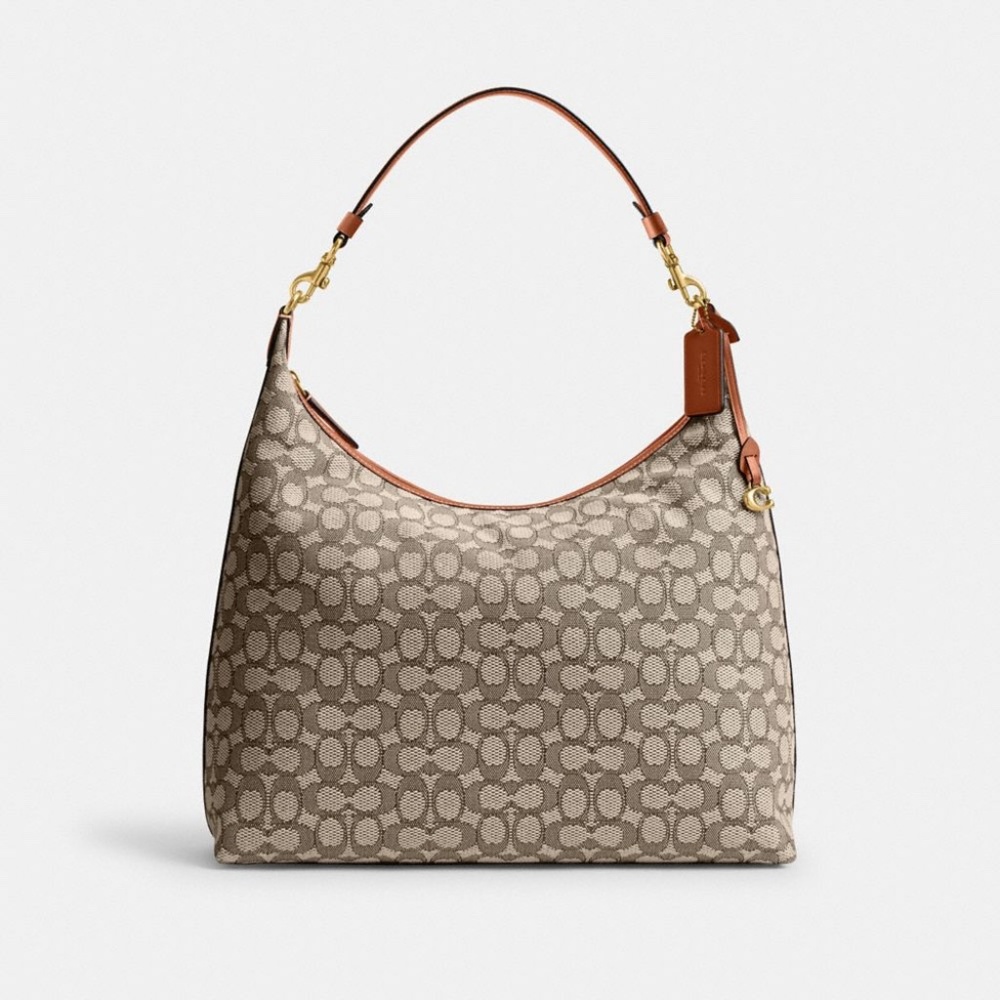 Coach Juliet Shoulder Bag 38 In Signature Textile Jacquard Purses